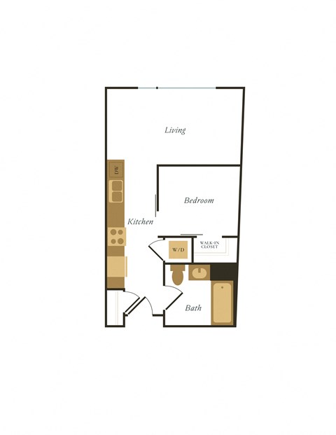 bedroom floor plan at the falls apartments in raleigh nc